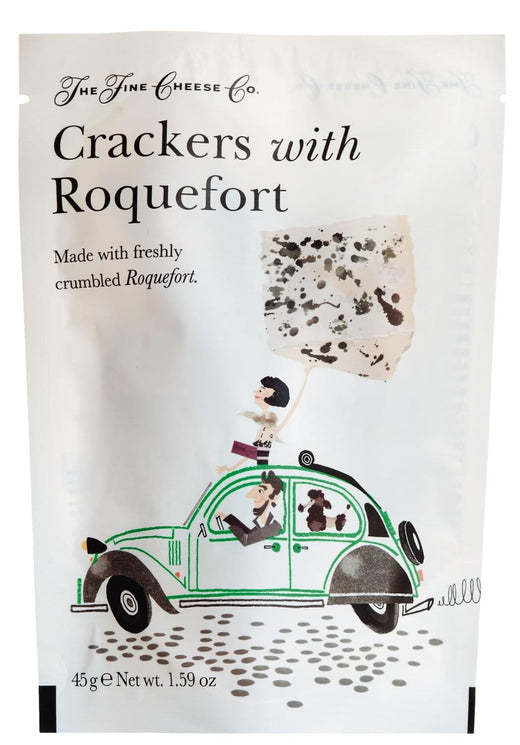 Käse Cracker mit Roquefort